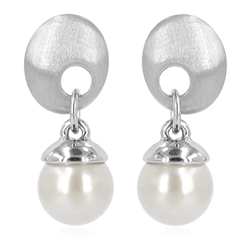 Perlen-Ohrringe Silber Schmuck mit Perlen Damen...