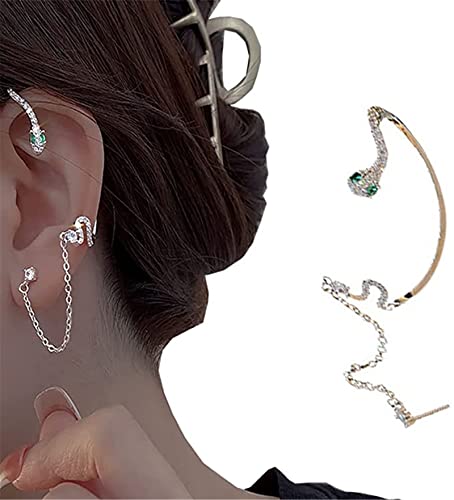 NJJD Novel Snake Shape Earring,Ohrringe...
