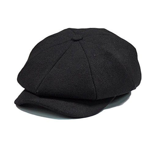 Anshili Schirmmützen, Unisex Schiebermütze Beret...