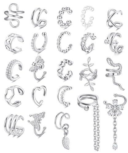 FIOROYAL 23 Stück Ear Cuff Ohrringe Für Damen...