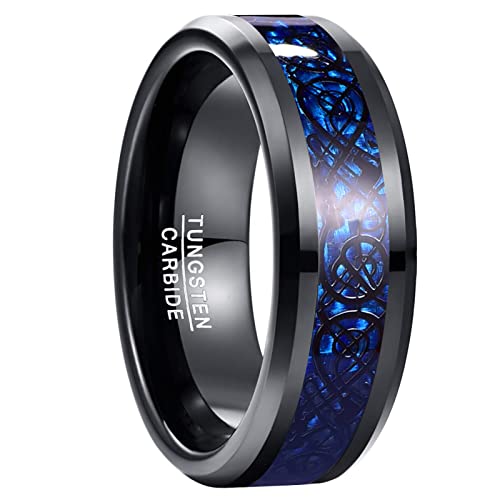 NUNCAD Wolfram Ring Herren Damen Keltische Drachen...