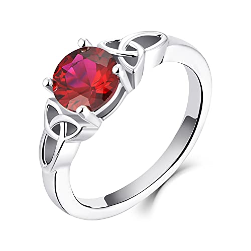 YL Keltischer Ring 925 Sterling Silber Juli...