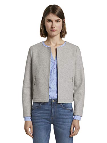 TOM TAILOR Damen Kurzer Blazer mit seitlichen...