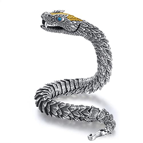 ZFSBRTL Nordisch Vintage Ouroboros Armband, Herren...