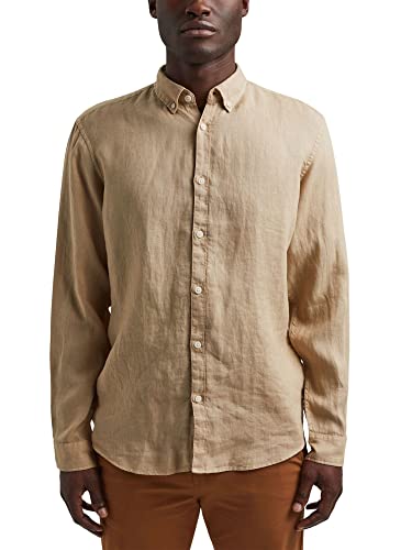 ESPRIT Button-Down-Hemd aus 100% Leinen