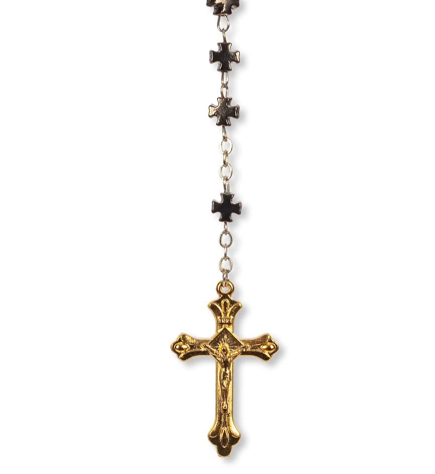 Halskette mit Anhänger mit keltischem Kreuz,...