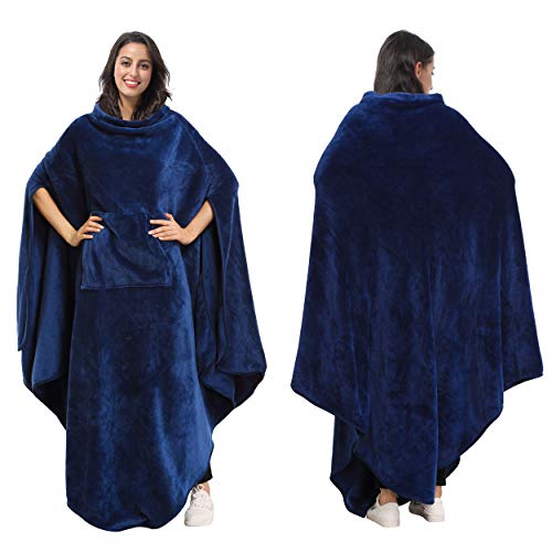 Catalonia Classy tragbarer Decken-Poncho für...