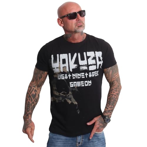 Yakuza Herren Evil Regular T-Shirt, Schwarz, XL