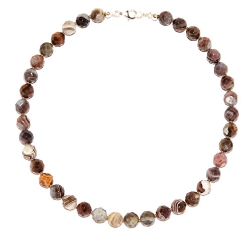 Achat Schmuck (Halskette) Botswana-Achat Kette...