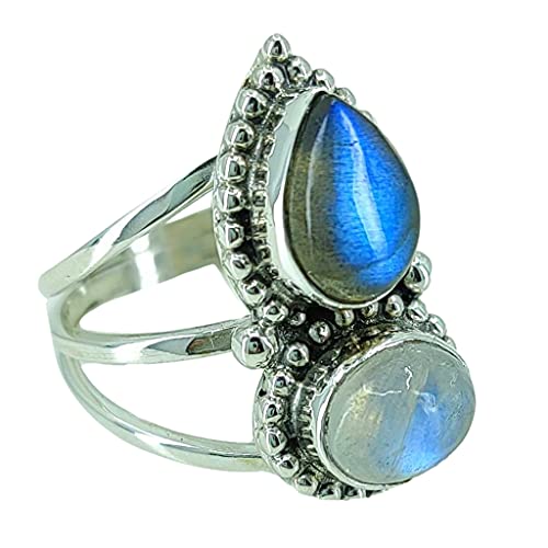 Navya Craft 925 Sterling Silber Labradorit...