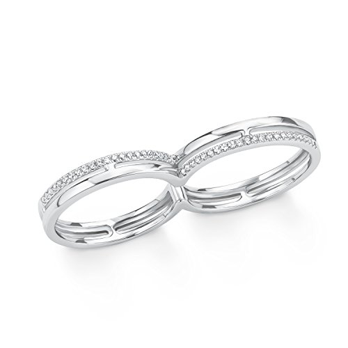 s.Oliver Damen-Ring Doppelring 925 Silber...
