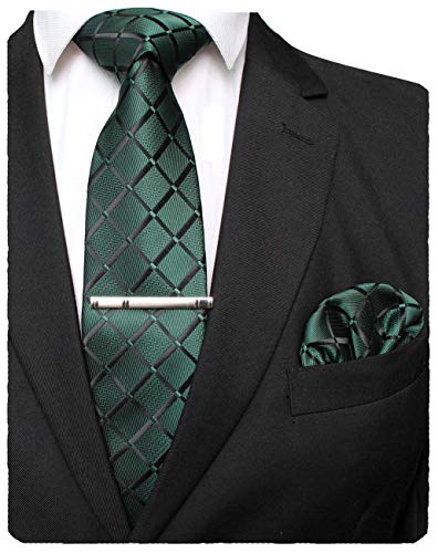JEMYGINS Herren Hochzeit Krawatten-Set mit...