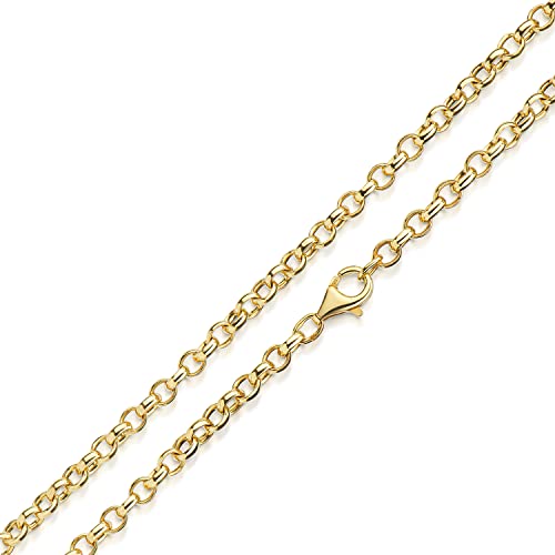 MATERIA Halskette Herren Gold 60cm - Erbskette...