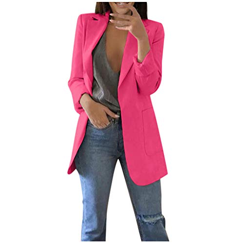 Generic Blazer Damen - Damenjacke ohne Verschluss...