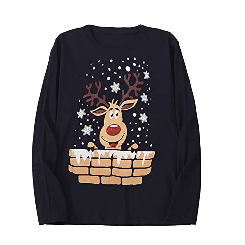 NHNKB Weihnachten Pullover Herren Lässiges...