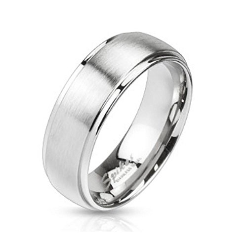 Bungsa® 67 (21.3) Ring Edelstahl gebürstet mit 2...