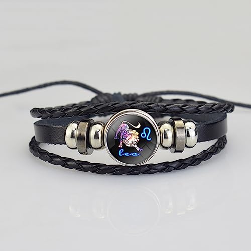 LODMLOER Modisches Sternbild-Armband Löwe –...