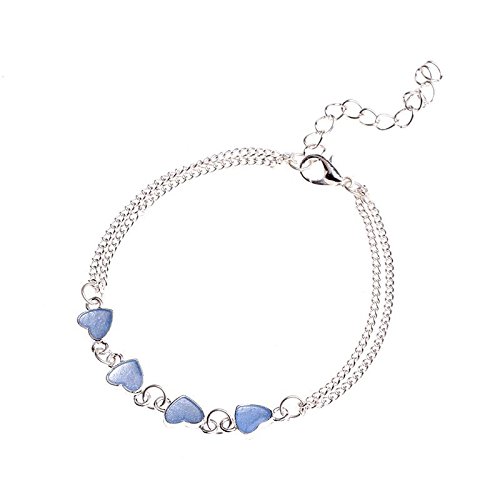 Pfirsich-Strand-Fuß-Herz-Armband-Dekoration,...