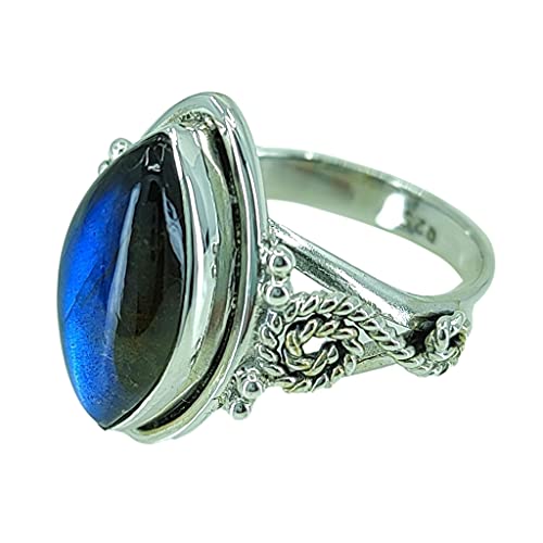 Navya Craft 925 Sterling Silber Labradorit...