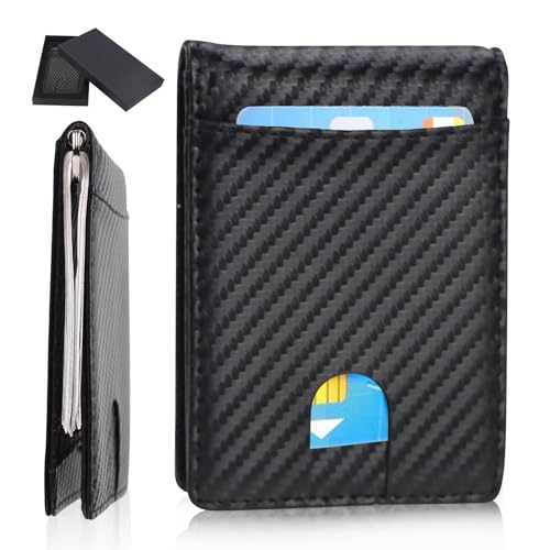 CHEVVY RFID Blocker Kartenhülle Slim Wallet mit...