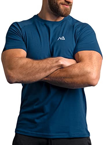 Natural Athlet Slim-Fit Fitness Tshirt für Herren...