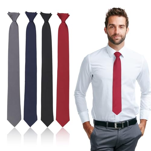YUWJOOWEE 4 Stück Herren Krawatte Set,...