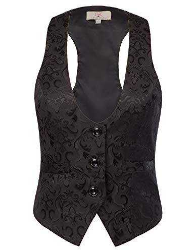 GRACE KARIN Outdoor Weste Damen schwarz Moderne...