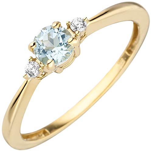 Jobo Damen Ring schmal 333 Gold Gelbgold 1...