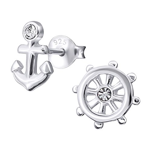 Laimons Damen-Ohrstecker Damenschmuck Steuerrad...