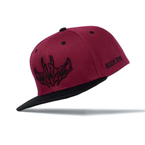 Snapback Cap schwarz, Kappe Herren und Damen, Base...