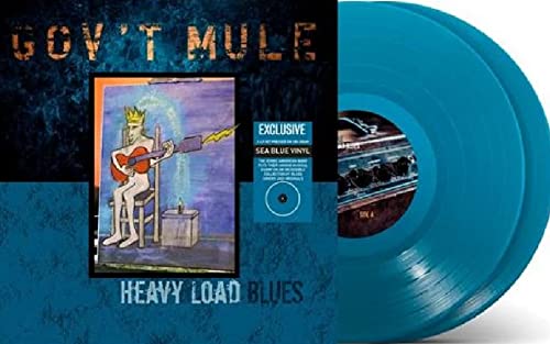 Gov't Mule Blue Vinyl, Heavy Load Blues, Govt Mule