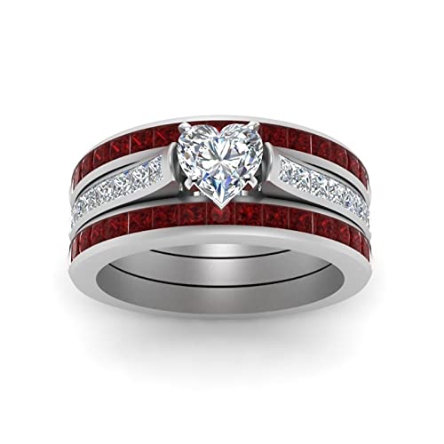 Liyuera Geschenke zur Hochzeit Eheringe Ring Damen...