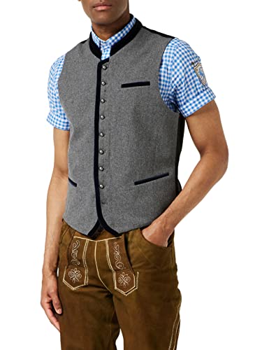Stockerpoint Herren Alonso Trachtenweste, Grau...