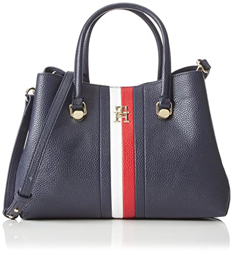 Tommy Hilfiger Damen Th Emblem Small Satchel Corp...