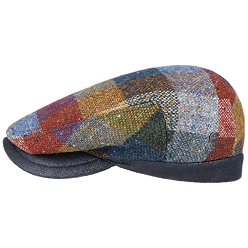 LIERYS Finzi Tweed Flatcap Herren - Schirmmütze...