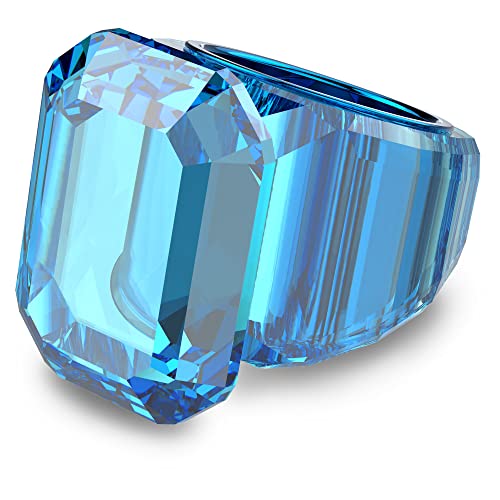 Swarovski Lucent Cocktailring, Blauer Damenring...