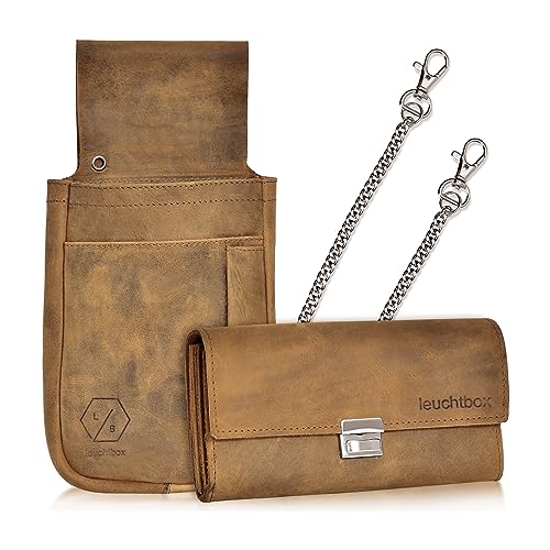 Leuchtbox Leder Profi-Kellner-Set Kellnerbörse...