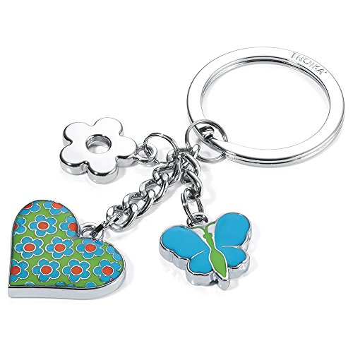 TROIKA Schlüsselanhänger,Turquoise Heart -...