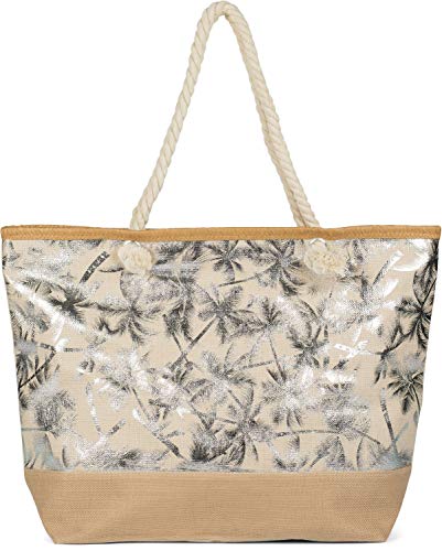 styleBREAKER Damen XXL Große Strandtasche mit...