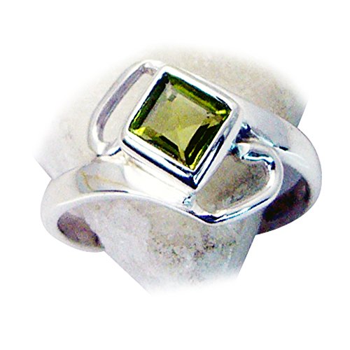 Gemsonclick Natürliche Peridotringe August...