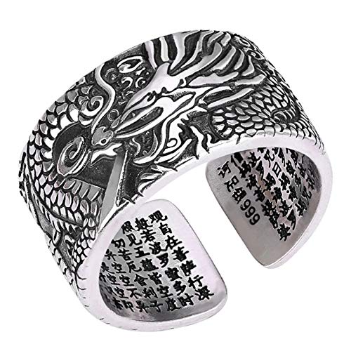 HQLCX Offener Ring, 990 Sterling Silber...