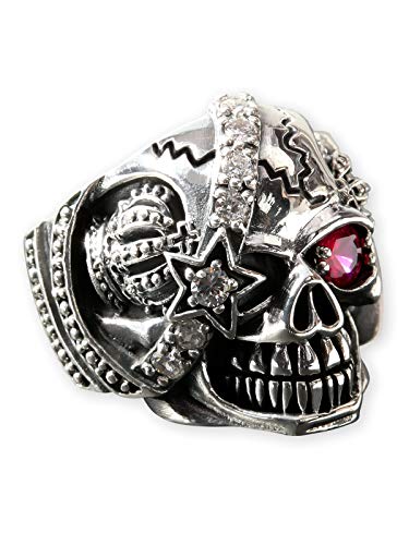 Fly Style Totenkopf Ring - Edelstahl Herren Ring -...