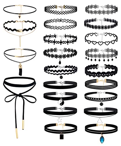 KALVICA 22 Stück Choker Halsband Frauen Mädchen...