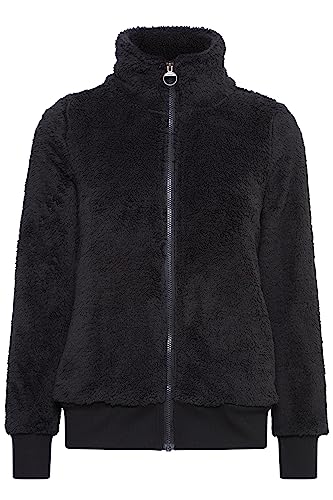 OXMO Anneka Sweatjacke Damen Jacke mit Teddyfutter...