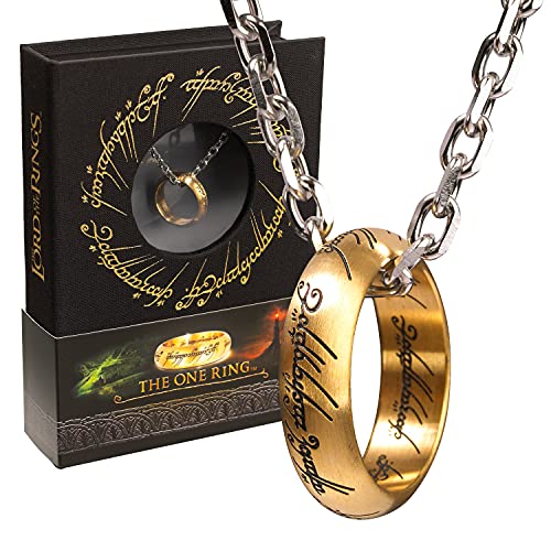 The Noble Collection  Der Eine Ring Colgante bunt