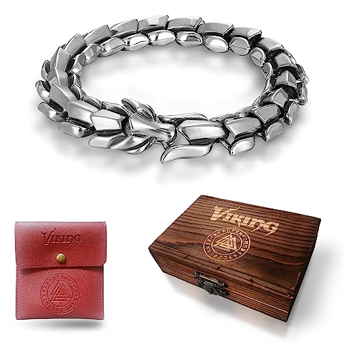 Armband mit keltischem Drachen, Viking, nordischer...