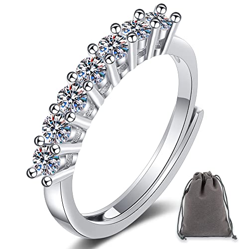 Silber Ringe für Damen 925 Brilliant Zirkonia...
