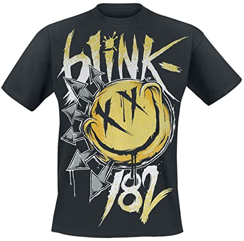 Blink-182 Big Smile Männer T-Shirt schwarz L 100%...