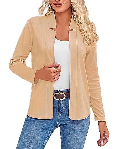 HAUSPROFI Damen Blazer Langarm Business Bolero...