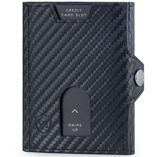 VON HEESEN Slim Wallet mit Münzfach & RFID-Schutz...